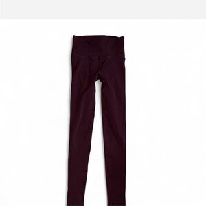 Maroon Lululemon Leggings
